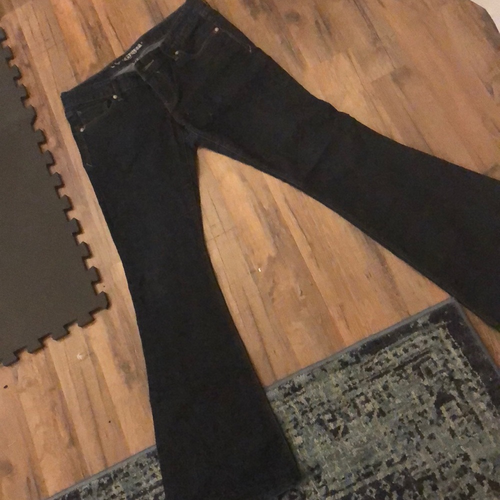 Express flare denim